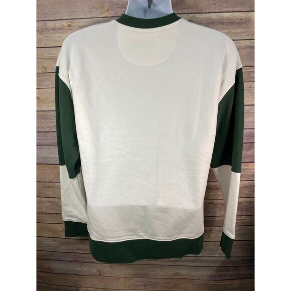 University South Florida USF Bulls Men's M Pullover League Green and White - Picture 2 of 8